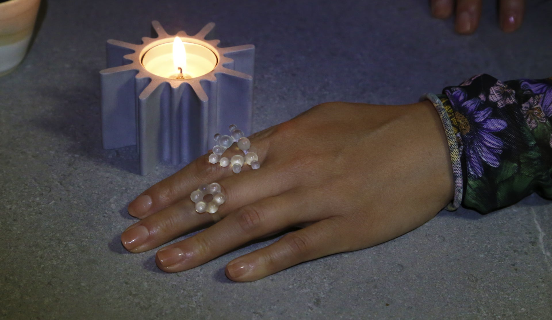 Pearly Dew Drops Rings